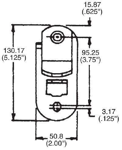 JQuad Trailer Door & Ramp Locking Hasp -3.75"" Mounting- Cam Lock Latch Keeper -Zinc- Made in The USA - Image 5